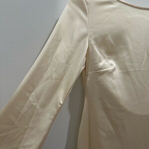 Cream/Ivory Long Sleeve Dress